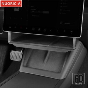 テスラ センターコンソール画面下収納ボックス装飾カバートリムモデル 3 2023 2024 インテリアアクセサリー