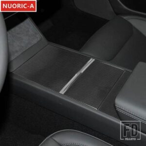 テスラ センターコンソールギアシフト水カップホルダーパネル装飾カバートリムモデル 3 2023 2024 スタイリングインテリアアクセサリー