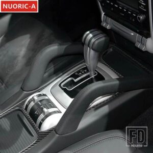 ポルシェ カーボンセンターコンソールギアシフトフレーム装飾カバートリムカイエン 2003-2010 インテリア ACCESSORIE