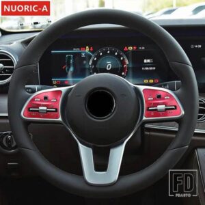 メルセデスベンツ ステアリングホイールボタンスパンコール装飾カバートリム 2個 W177 W205 W213 W247 W167 インテリア