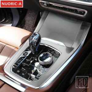 BMW ステンレスセンターコンソールギアシフトフレーム装飾カバートリム X5 G05 2019-2022 LHD インテリア