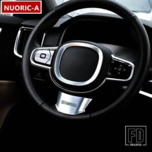 ボルボ XC60 S90 ステアリングホイールフレーム装飾カバートリム ABS 自動車インテリア