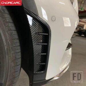 メルセデスベンツ ホイールアイブロウ装飾ステッカーサメ頬ベントフロントバンパー吸気ギャグトリム GLC 260 300 2020