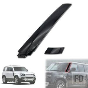 ランドローバー ディフェンダー 90 110 2020-2022 ABS フロントガラス A ピラーストリップ交換部品 2個