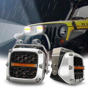 ジープ ランドローバー LED ライトランニングライトバーフォグライトヘッドライトスポットライト DRL ポッドランプ自動 4 4 オフロード ATV
