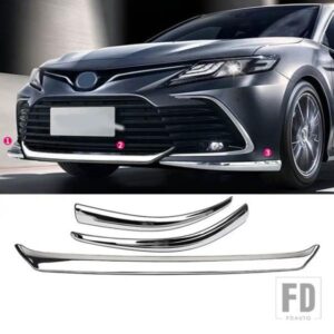 トヨタ カムリ 2018-2023 フロントリップバンパー防止ストリップフロントコーナーガードフロントバンパートリムアクセサリー