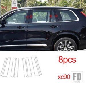 ボルボ XC60 XC90 XC40 V90 V60 S60 S90 アクセサリー TPU スペシャルな窓サイドポストクリアフィルムステッカー