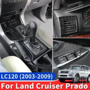 トヨタ 2003-2009 ランドクルーザープラド 120 LC120 FJ120 インテリアアップグレードハンドルギアボックスエアコンアウトレット 2008
