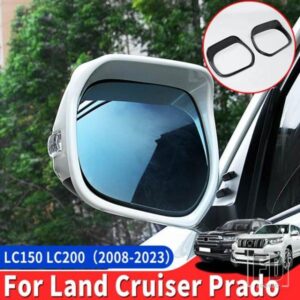 トヨタ 2008-2024 ランドクルーザー 200 プラド 150 バックミラー防雨カバー雨アイブロウ LC150 LC200 外装アクセサリー