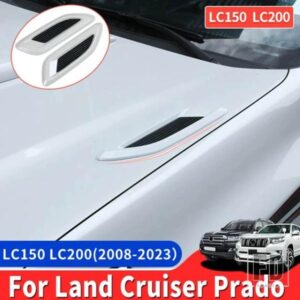 トヨタ 2008-2023 ランドクルーザー 200 プラド 150 LC150 LC200 2018-21 装飾アクセサリーエンジンカバーエアインレット
