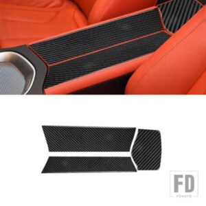 BMW Z4 G29 2019 2020 2121 2022 カーボンインテリアアームレストボックスパネルトリムステッカーストリップカバー自動車 ACCESSORIESS