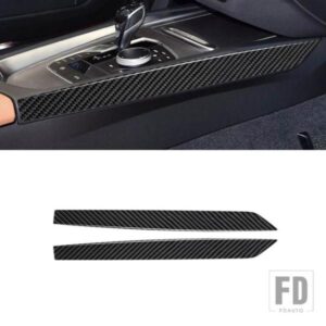 BMW Z4 G29 2019 2020 2121 2022 カーボンインテリアギアシフトサイドパネルステッカーフレームトリムストリップカバー