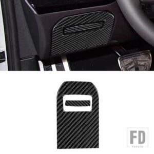 BMW Z4 G28 2019 2020 2121 2022 カーボンインテリア運転席側収納ボックスパネルステッカーフレームトリムストリップカバー