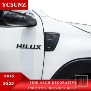 トヨタ 装飾サイドベントカバー ハイラックス REVO ロッコ 2016-22 4X4 4X2 SR5 サイドアーチトリムアクセサリー