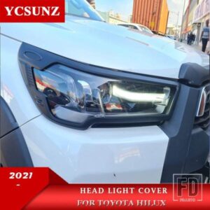 トヨタ ABS ヘッドライトカバーカーアクセサリー ハイラックス 2021 4 4 ヘッドライト外装部品ダブルキャビン YCSUNZ