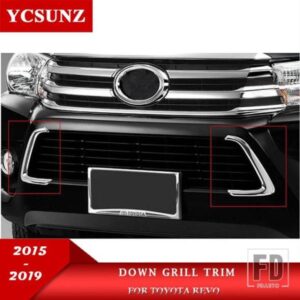 トヨタ クローム装飾ダウングリルトリム ハイラックス REVO 2016-19 ダブルキャビン YCSUNZ