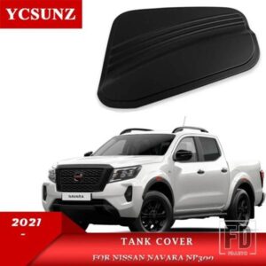 日産 ABS マットブラック燃料タンクカバー ナバラ NP300 フロンティア 2020 2021 2022 4WD ダブルキャビンカーアクセサリー YCSUNZ