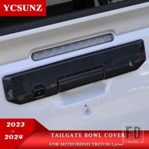 三菱 ABS テールゲートハンドルカバートリム トライトン L200 2023 2024 2025 ピックアップトラックカーアクセサリー