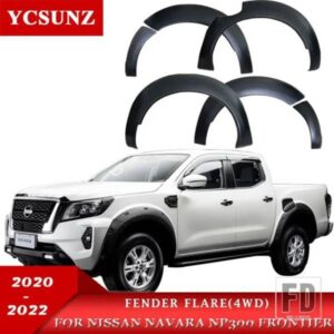 日産 フェンダーフレア ナバラ NP300 フロンティア 2021-24 4WD マッドガードアーチホイールアクセサリーピックアップトラック YCSUNZ