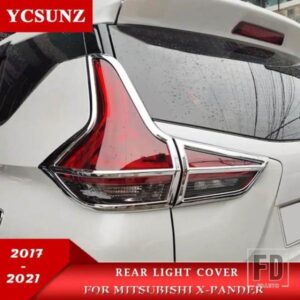 三菱 ABS マットブラックテールライトカバー エクスパンダー 2017-21 車外装リアランプフードアクセサリー YCSUNZ