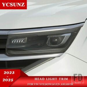 VW ABS ヘッドライトトリム AMAROK 2023 2024 2025 ダブルキャビンカーアクセサリー