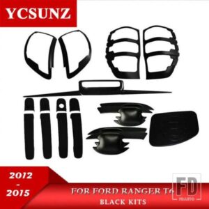 フォード ABS ブラックキットフルセットレンジャー T6 WILDTRAK 2012 2013 2014 ダブルキャビン