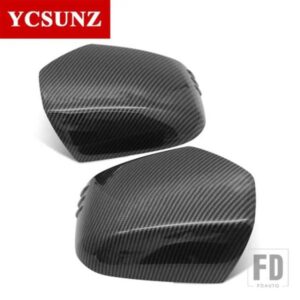 三菱 ミラーカバー L200 トリトン 2006-14 アクセサリーダブルキャブブラックカーボン