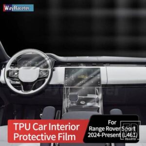 自己修復アンチスクラッチトップ TPU ビニールセンターギアインテリアペイントフィルムレンジローバースポーツ 2024 L461 アクセサリー
