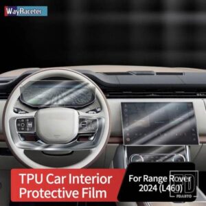 レンジローバー 自己修復アンチスクラッチトップ TPU ビニールセンターギアインテリアペイントフィルム 2024 + L460 アクセサリー