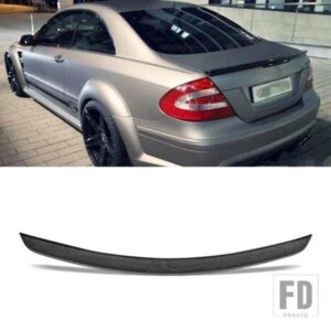 カーボンスポイラーベンツ W209 テールフィン CLK200 280 350 55 63 黒リアウイングアクセサリー