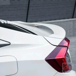 ホンダ トランクスポイラーカーボン表面 ABS 素材リアダックテールライトなし シビックセダン 2016 17 18 19 20