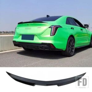 キャデラック テールフィン CT4 スポイラー 2019 - 2023 カーボン表面リアウイングアクセサリー スタイル変える