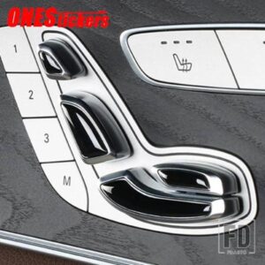 メルセデスベンツ Eクラス W213 Cクラス W205 GLC X253 カーアクセサリードアパネルシート調整ボタンスイッチカバートリムステッカー