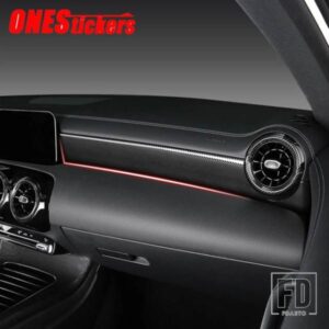 メルセデスベンツ Aクラス W177 V177 A180 A200 A220 A250 AMG A35 A45 2019-2023 + 中央ダッシュボードパネルエアアウトレットトリムカバー