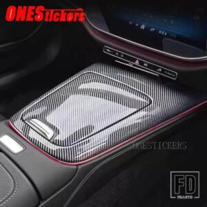 メルセデスベンツ Eクラス W214 E200 E220 E260 E300 2024 2025 カーアクセサリーセンターコンソールギアシフトパネルカバートリムフレーム