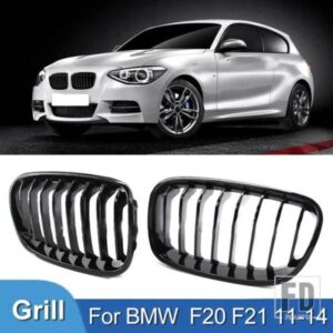 BMW PULLECO 1シリーズ F20 F21 116I 118I グリルフロントグリルキドニーグリルグロスブラックレーシンググリル 2011-2014 アクセサリー