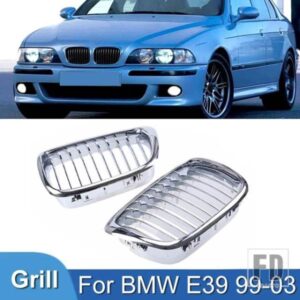 BMW PULLECO E39 5シリーズ 525 528 クロームグリルフロントフードグリルキドニーグリルレーシンググリル 99-03 自動