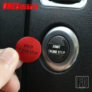 ランドローバー レンジローバースポーツ 2010-13 ディスカバリー 4 2010-16 合金カーアクセサリーエンジンスタートストップボタントリムカバー