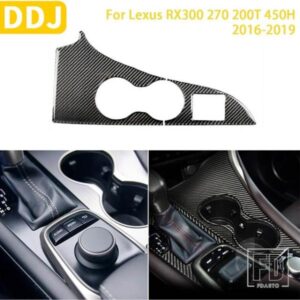 レクサス RX300 270 200T 450H 2016-2019 アクセサリーカーボンインテリアカップホルダーパネルトリムステッカー装飾