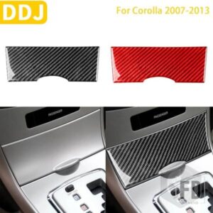 トヨタ カローラ 2007-13 アクセサリーカーボンインテリア収納ボックストリムステッカー