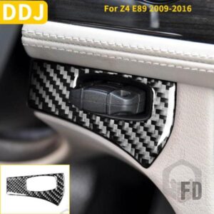 BMW インテリアステッカー鍵穴パネルカーボン鍵穴カバートリムアクセサリー Z4 E89 Z シリーズ 2009-2016 ロードスター