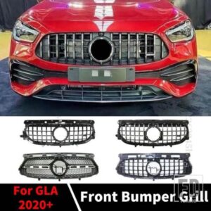 メルセデスベンツ フロントインレットグリルレーシングバンパーグリル GLA X156 H247 2020 + チューニングアクセサリーフェイスリフト外装部品