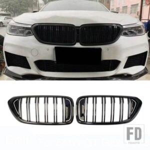 BMW フロントキドニーグリルレーシンググリルグロスブラックグリル 6シリーズ GT G32 630I 640I 640I XDRIVE 18-20 グリル ABS グリル
