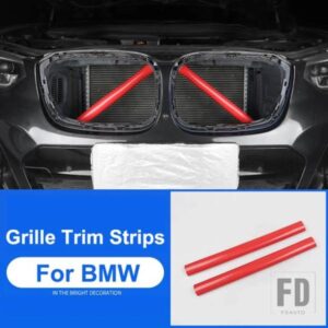 BMW 2個 フロントグリルトリムストリップカバーフレームステッカー F10 F11 E60 F30 F31 F32 F33 F20 F22 F06 F12 F01 F02 F25 F26 G20 G28