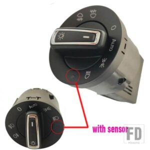 VW ヘッドライトフォグランプスイッチヘッドランプスイッチ ACCESSORIEゴルフ MK5 MK6 MK7 VII