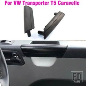 VW 1ペア 車内ドアハンドルカバー左フロント右トランスポーター T5 マルチバンカラベルユーロバン 2010 +