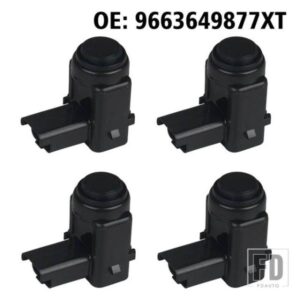 プジョー 4ピース/ロット PDC パーキングセンサー PARKTRONIC 9663649877XT 407 SW 2004-13 -2016