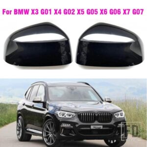 BMW サイドドアバックミラーサイドミラーカバーキャップ X3 G01 2018-2021 X4 G02 X5 G05 X6 G06 X7 G07 2019 2020 部品スタイリング