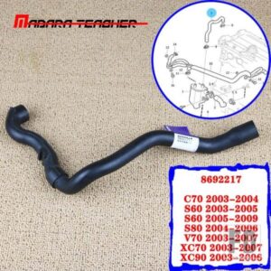 ボルボ 8692217 C70 S60 S80 V70 XC70 XC90 エンジンクランクケースブリーザーバルブホースクランクケースベントホース