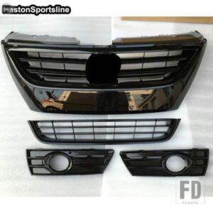 VW パサート CC ABS フロントバンパーメッシュグリルグリル 2010 2012